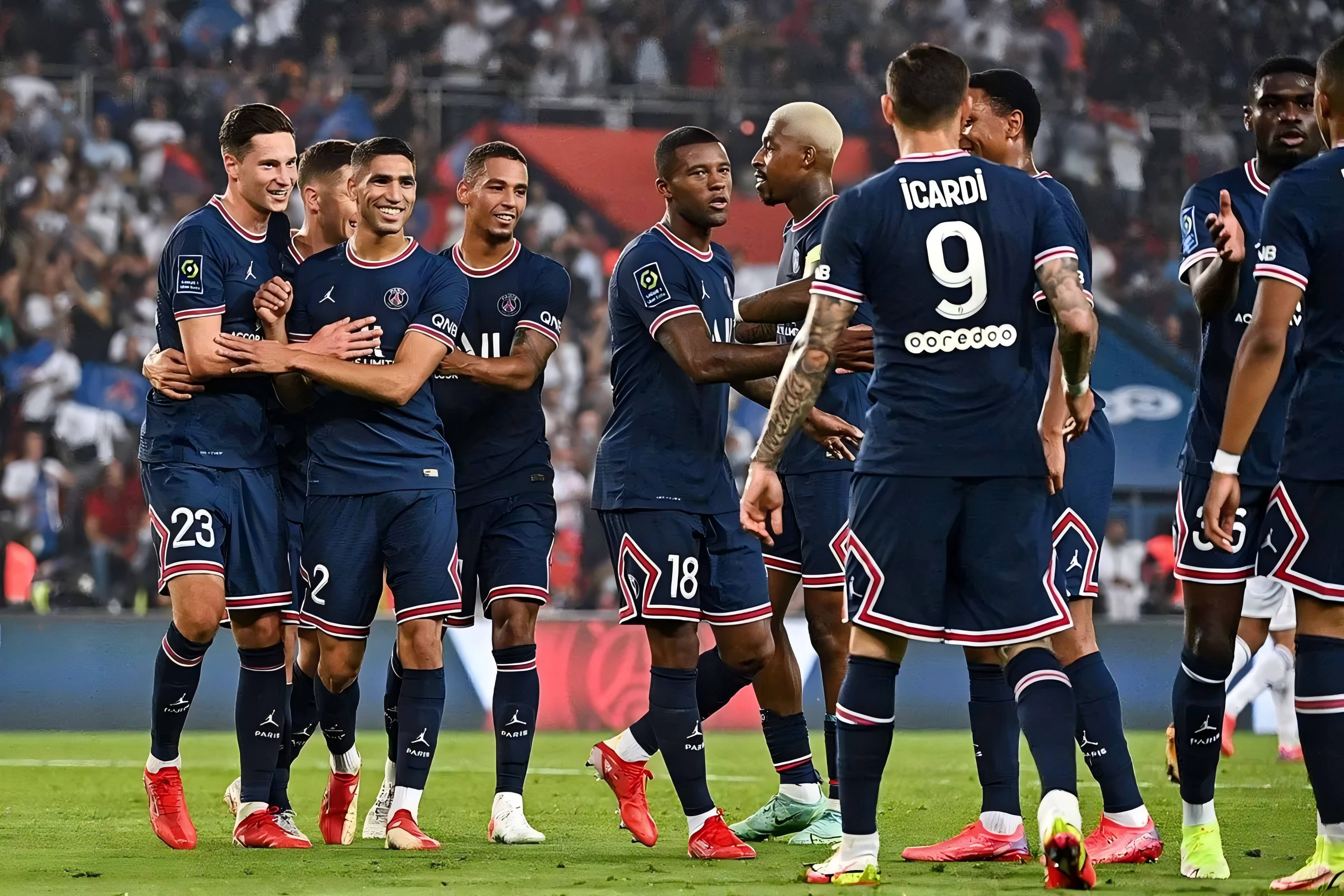 巴黎圣日耳曼胜马赛，领先优势扩大